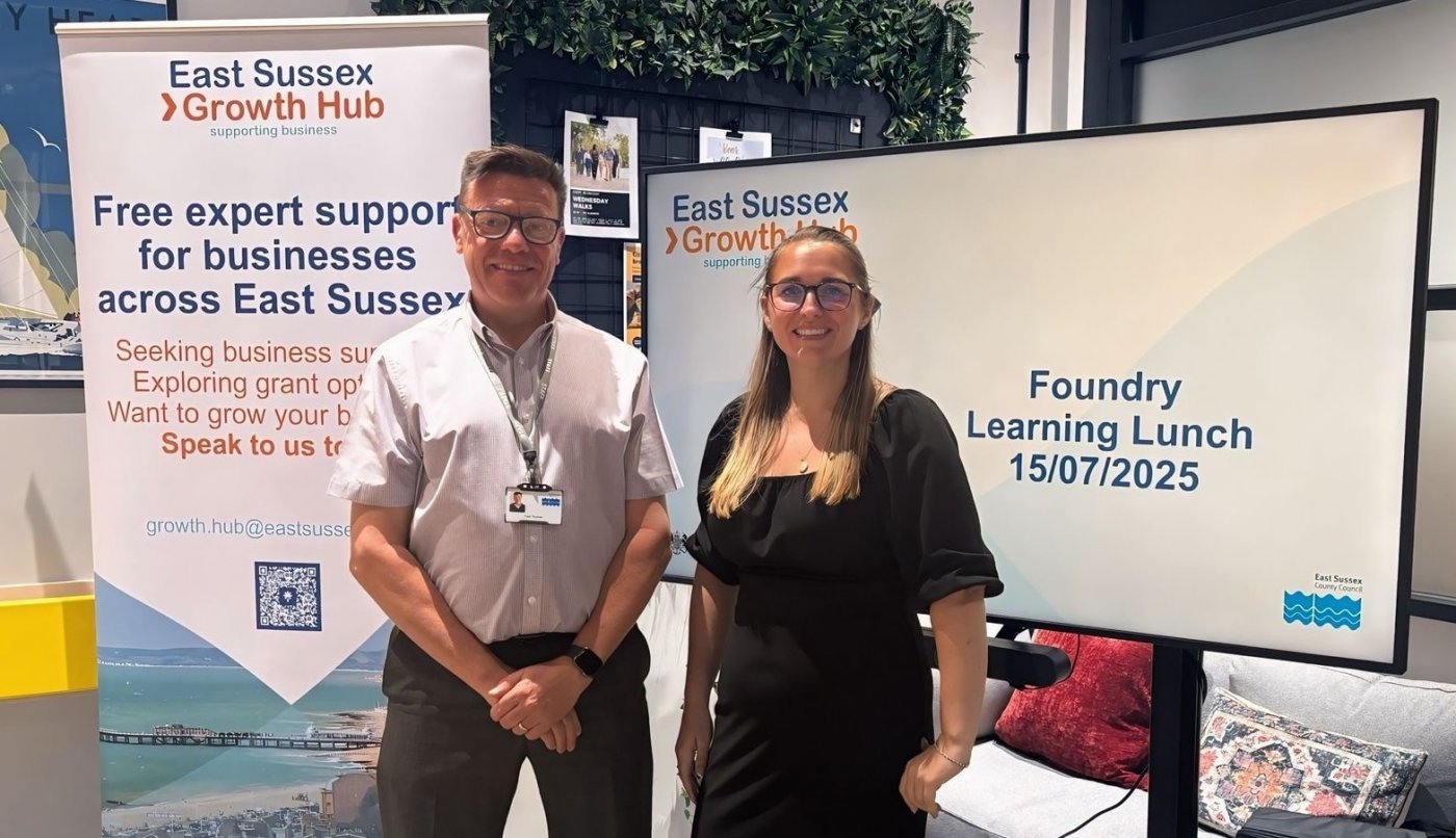 The Growth Hub Team at the Foundry Learning Lunch Event